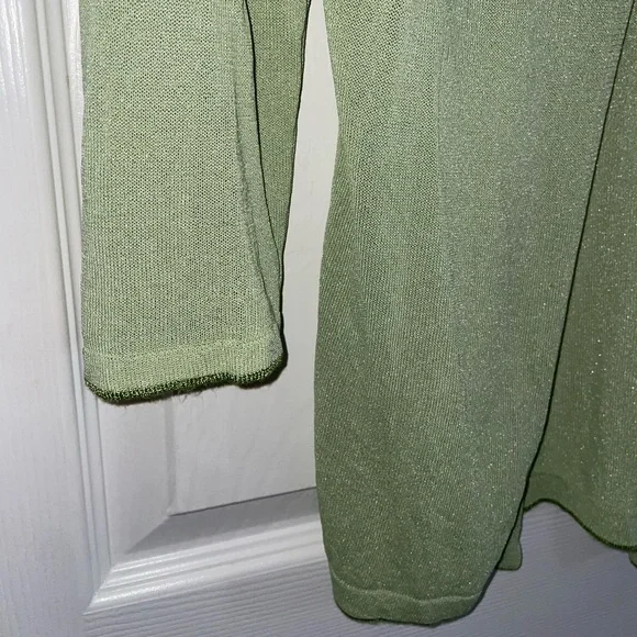 Green Ruffle Tie Top - Picture 3 of 5
